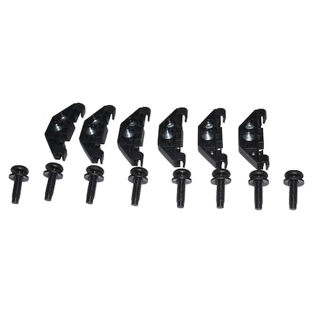 Crown Automotive HARD TOP HARDWARE KIT, INCLUDES 6 RETAINERS AND 8 SCREWS 55397093K8